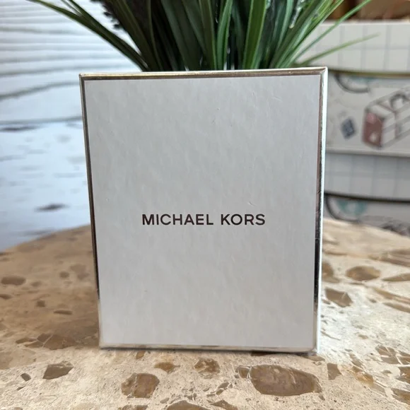 Real silver and black fox fur Michael Kors bag charm in gift box - Picture 5 of 5